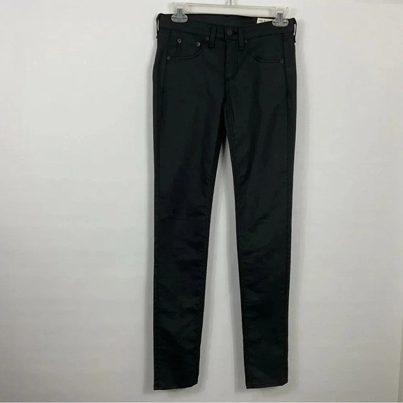 Rag & Bone The legging Coated Jean In Shore‎ Ditch Size 26 - Picture 1 of 8
